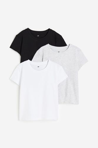 Er-Pack Baumwollshirts Schwarz/Weiß, T-Shirts & Tops in Größe 110/116. Farbe: - H&M - Modalova