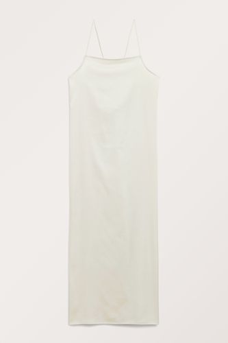 Midi-Trägerkleid mit Karree-Ausschnitt Cremeweiß, Alltagskleider in Größe S. Farbe: - Monki - Modalova