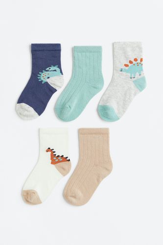 Er-Pack Socken Dunkelblau/Dinosaurier in Größe 13/15. Farbe: - H&M - Modalova