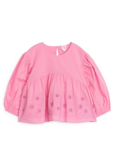 Bluse mit Puffärmeln Rosa, T-Shirts & Tops in Größe 116. Farbe: - Arket - Modalova