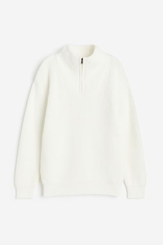 Pullover mit Zipper Weiß in Größe 134/140. Farbe: - H&M - Modalova