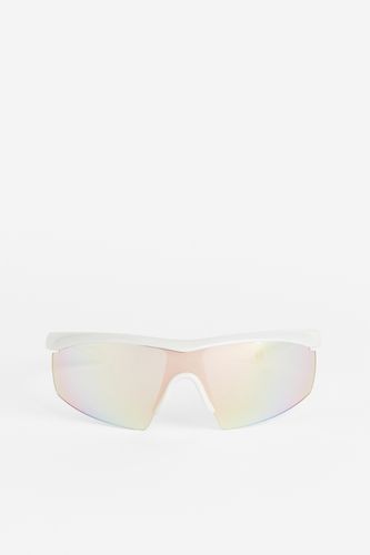 Sonnenbrille Weiß/Holografisch, Sonnenbrillen in Größe Onesize. Farbe: - H&M - Modalova