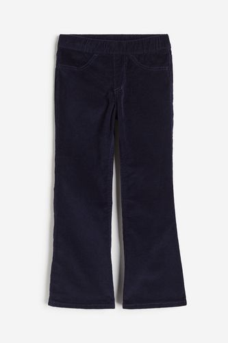 Pull-on-Schlaghose aus Cord Dunkelblau, Hosen in Größe 110. Farbe: - H&M - Modalova