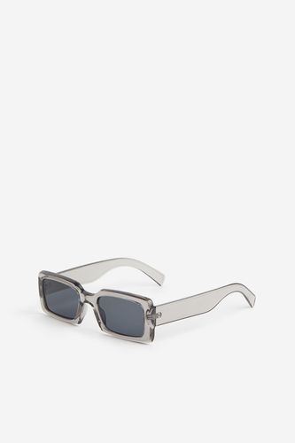 Rechteckige Sonnenbrille Grau, Sonnenbrillen in Größe Onesize. Farbe: - H&M - Modalova