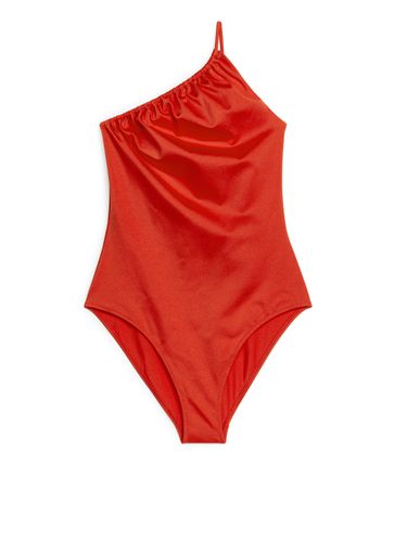 One-Shoulder-Badeanzug Rot, Badeanzüge in Größe 42. Farbe: - Arket - Modalova