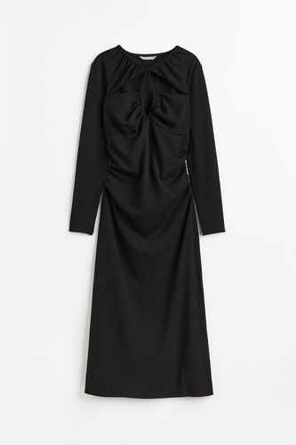 Kleid mit Cut-out Schwarz, Alltagskleider in Größe L. Farbe: - H&M - Modalova
