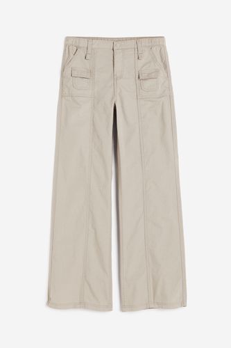 Cargohose aus Canvas Hellbeige, Gepäck in Größe 32. Farbe: - H&M - Modalova