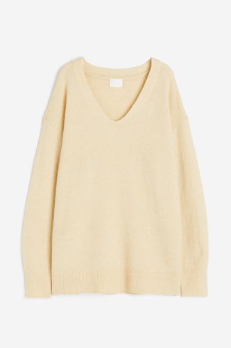 Oversize-Pullover Blassgelb in Größe XXL. Farbe: - H&M - Modalova