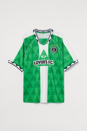Fußballtrikot mit Kurzarm Grün/4, T-Shirt in Größe S. Farbe: - H&M - Modalova