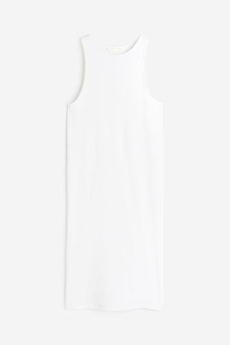 Geripptes Jerseykleid Weiß, Alltagskleider in Größe S. Farbe: - H&M - Modalova