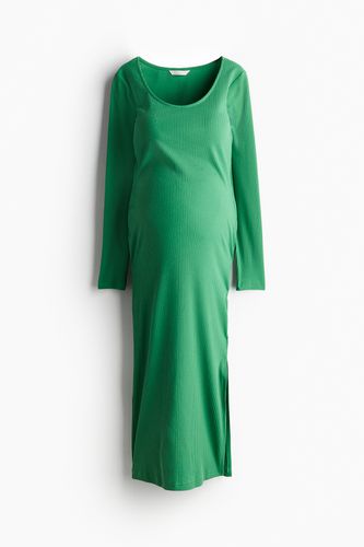 MAMA Geripptes Bodycon-Kleid Grün, Kleider in Größe L. Farbe: - H&M - Modalova