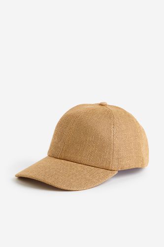 Strohcap Dunkelbeige, Caps in Größe XS/S. Farbe: - H&M - Modalova