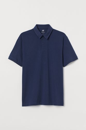 Poloshirt Slim Fit Marineblau, Poloshirts in Größe XL. Farbe: - H&M - Modalova