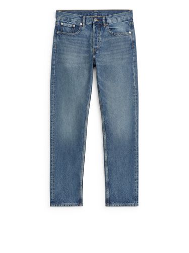 PARK CROPPED Regular Straight Jeans Vintage-Blau in Größe 28/30. Farbe: - Arket - Modalova