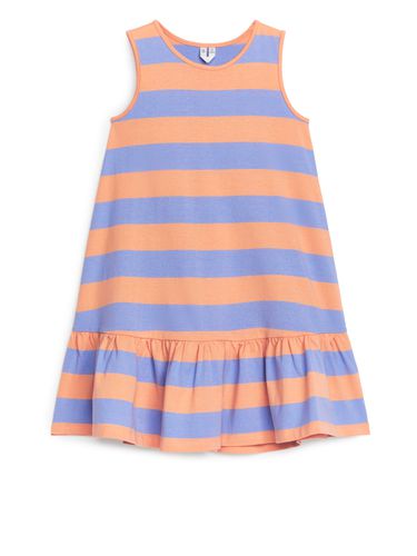 Jerseykleid mit Rüschen Lila/Pfirsich, Kleider in Größe 86/92. Farbe: - Arket - Modalova