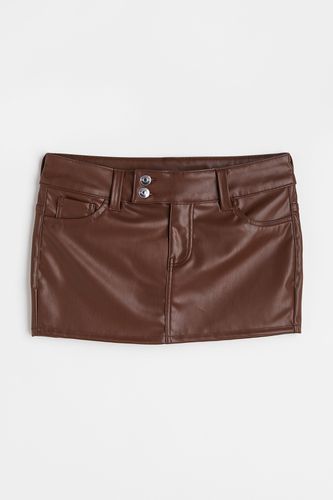 Minirock Braun, Röcke in Größe 40. Farbe: - H&M - Modalova