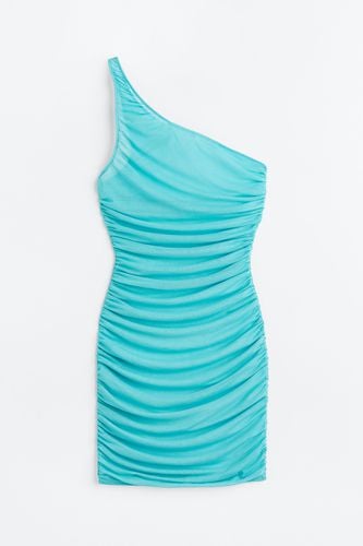 One-Shoulder-Strandkleid Türkis, Strandkleidung in Größe XS. Farbe: - H&M - Modalova