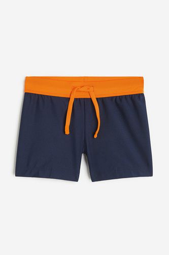 Badehose Marineblau/Knallorange, Badeshorts in Größe 92. Farbe: - H&M - Modalova