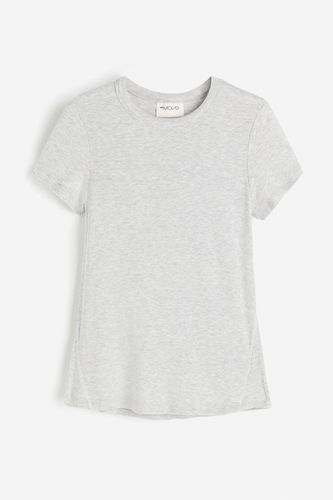 DryMove™ Sportshirt Hellgraumeliert, Sport – T-Shirts in Größe XS. Farbe: - H&M - Modalova