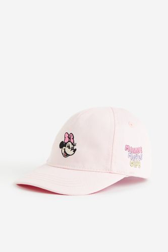 Twillcap mit Stickerei Hellrosa/Minnie Maus, Caps in Größe 62/68. Farbe: - H&M - Modalova