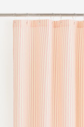 Gestreifter Duschvorhang Hellrosa/Gestreift, Duschvorhänge in Größe 180x200 cm. Farbe: - H&m Home - Modalova