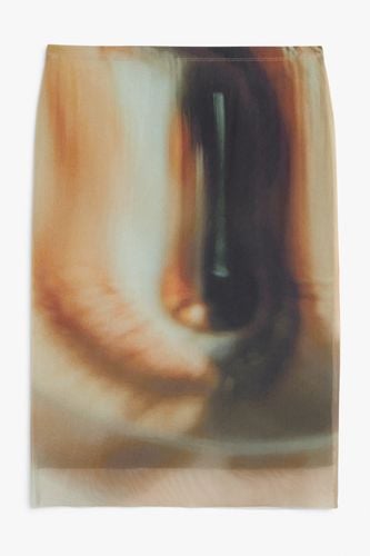 Midirock aus Mesh Digitales Auge, Röcke in Größe S. Farbe: - Monki - Modalova