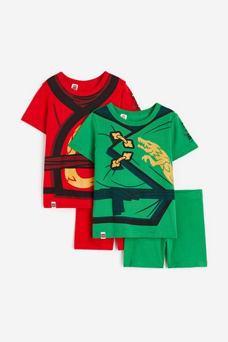 Er-Pack Pyjamas mit Print Rot/Ninjago in Größe 98/104. Farbe: - H&M - Modalova