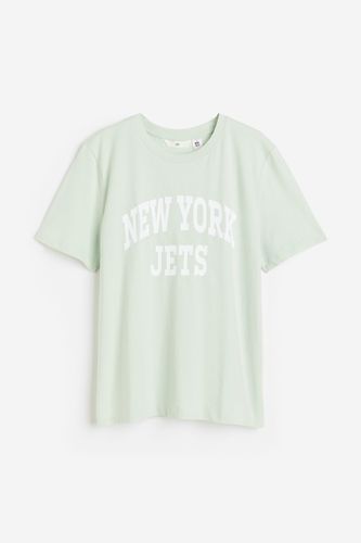 T-Shirt mit Motiv Hellgrün/New York Jets in Größe S. Farbe: - H&M - Modalova