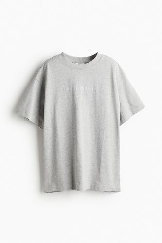 Oversized T-Shirt Hellgraumeliert/California in Größe XS. Farbe: - H&M - Modalova