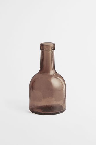 Kleine Flaschenvase aus Glas Dunkelbeige in Größe Onesize. Farbe: - H&m Home - Modalova