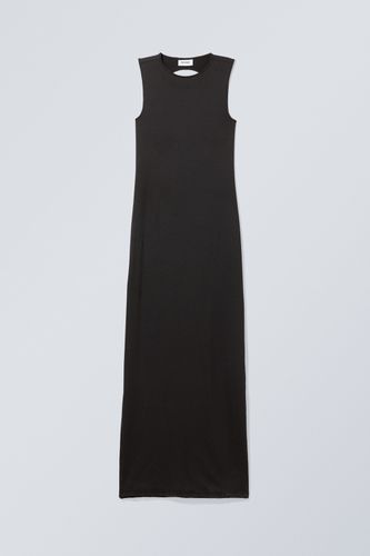 Kleid mit offenem Rücken Lucy Schwarz, Alltagskleider in Größe S. Farbe: - Weekday - Modalova