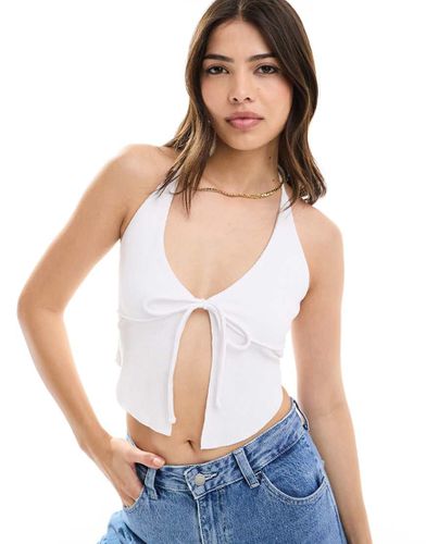 Cotton On - Crop top stile canottiera allacciato al collo - Cotton:On - Modalova