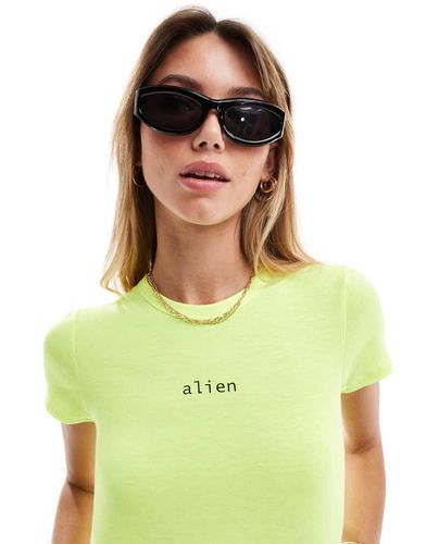 T-shirt corta con stampa "Alien" - Collusion - Modalova