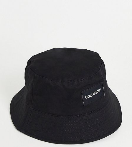 Unisex - Cappello da pescatore con etichetta con logo - Collusion - Modalova