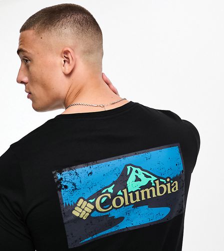 Rapid Ridge - T-shirt nera con stampa sul retro - In esclusiva per ASOS - Columbia - Modalova