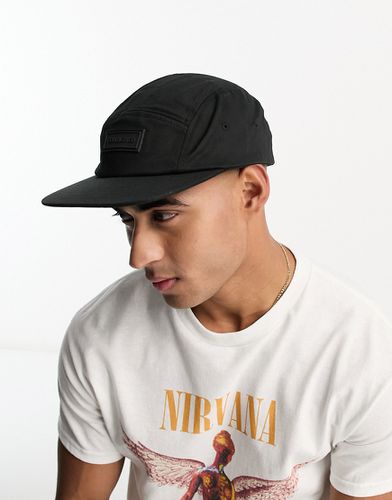 Cappello con visiera e 5 pannelli nero con logo - Consigned - Modalova