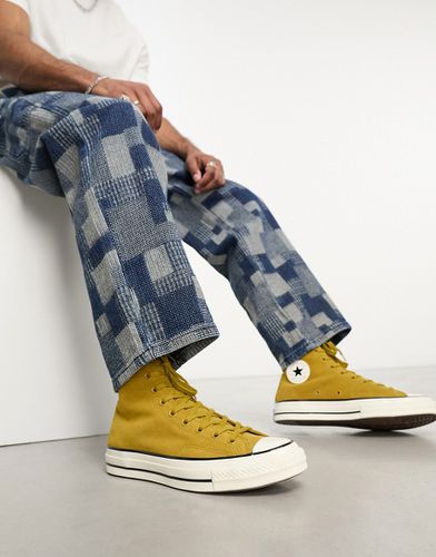 Chuck 70 Hi - Sneakers alte in camoscio senape - Converse - Modalova