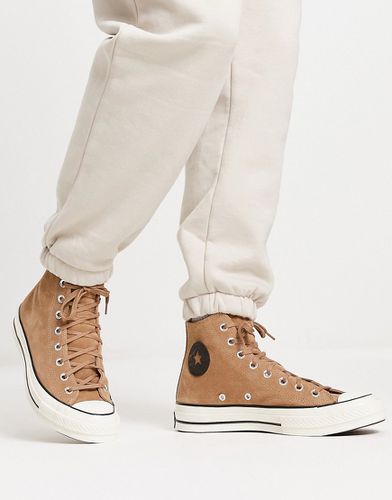 Chuck 70 Hi - Sneakers alte scamosciate color sabbia - Converse - Modalova