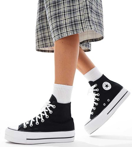 Chuck Taylor All Star Hi Lift Wide Fit - Sneakers nere a pianta larga - Converse - Modalova