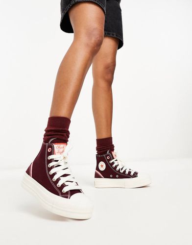 Chuck Taylor All Star Lift Hi - Sneakers alte bordeaux intenso - Converse - Modalova