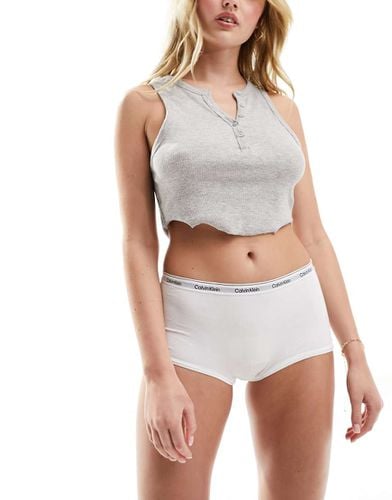 Modern - Culotte a vita medio alta bianche con logo - Calvin Klein - Modalova