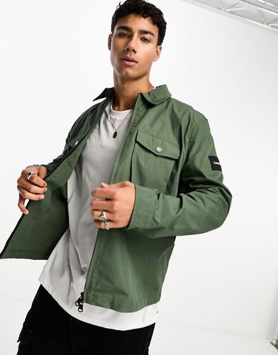 Camicia giacca leggera grigia - Calvin Klein - Modalova