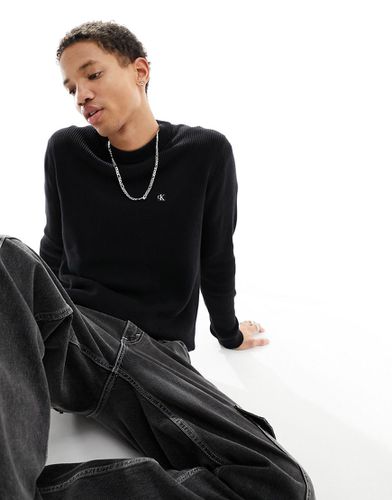 Maglione con logo ricamato - Calvin Klein Jeans - Modalova
