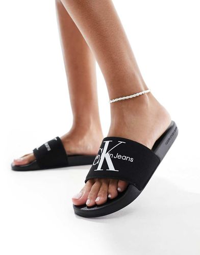 Sliders multicolore con monogramma del logo - Calvin Klein Jeans - Modalova