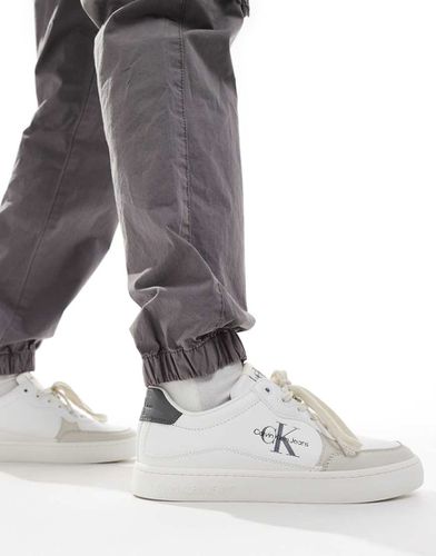 Sneakers basse cupsole classiche bianche e grigie - Calvin Klein Jeans - Modalova