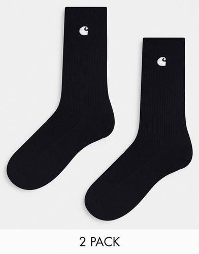 Madison - Confezione da 2 paia di calzini neri - Carhartt WIP - Modalova