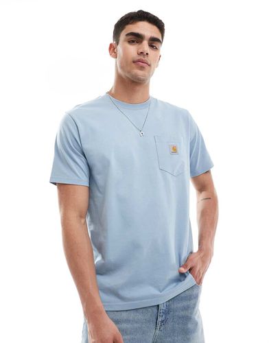 T-shirt azzurra con tasca - Carhartt WIP - Modalova