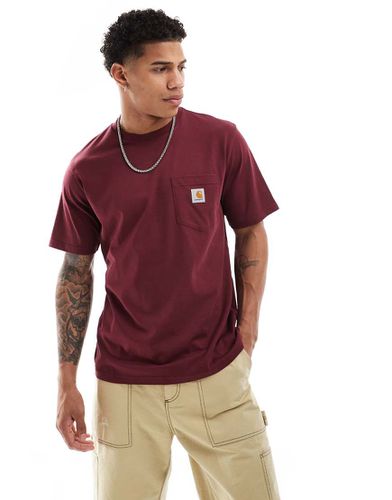 T-shirt bordeaux con tasca - Carhartt WIP - Modalova