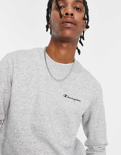 Felpa con logo piccolo grigia - Champion - Modalova