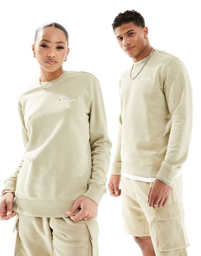 Felpa unisex girocollo beige - Champion - Modalova